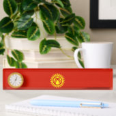 Porte-nom Pour Bureau Drapeau du Kirghizistan
