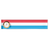 Porte-nom Pour Bureau Drapeau du Luxembourg (Devant)