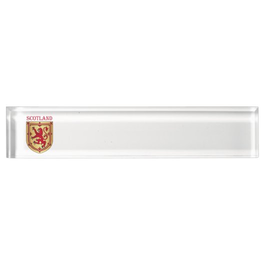 Porte-nom Pour Bureau Drapeau écossais (Devant)