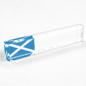 Porte-nom Pour Bureau Drapeau écossais