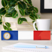 Porte-nom Pour Bureau drapeau français
