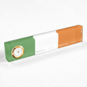 Porte-nom Pour Bureau Drapeau irlandais