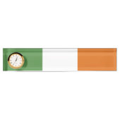 Porte-nom Pour Bureau Drapeau irlandais (Devant)