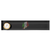 Porte-nom Pour Bureau Drapeau italien (Devant)
