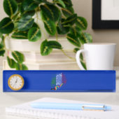 Porte-nom Pour Bureau Drapeau italien