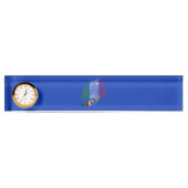 Porte-nom Pour Bureau Drapeau italien (Devant)