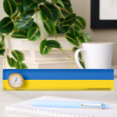 Porte-nom Pour Bureau Drapeau ukrainien