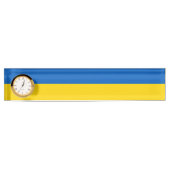 Porte-nom Pour Bureau Drapeau ukrainien (Devant)