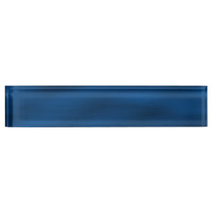 Porte-nom Pour Bureau Eau Bleue Foncé Ondes