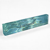 Porte-nom Pour Bureau Eau cool