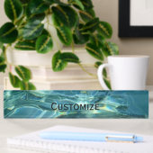Porte-nom Pour Bureau Eau cool