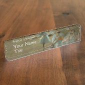 PORTE-NOM POUR BUREAU ÉCOLE DE DANSE /BALLERINA BALLET DANSEURS (Taille)