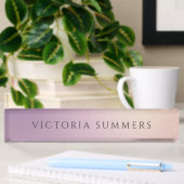 Porte-nom Pour Bureau Elegant Chic Ombre