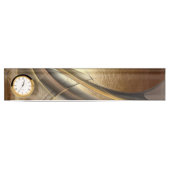 Porte-nom Pour Bureau Élégant Luxe Cuir Aspect (Devant)