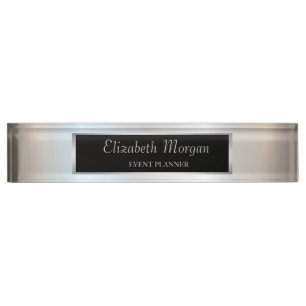 Porte-nom Pour Bureau Élégant Or élégant