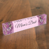 Porte-nom Pour Bureau Élégante plaque signalétique du bureau de bouquet  (Taille)