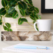 Porte-nom Pour Bureau Élégante texture de fourrure