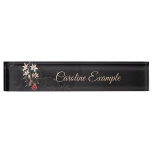 Porte-nom Pour Bureau Élégie pour une chanson déchue – Violon gothique r