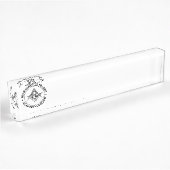 Porte-nom Pour Bureau emblème de la franc-maçonnerie