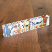 Porte-nom Pour Bureau Émotionnel pour motiver, logique pour justifier (Taille)