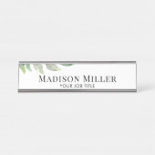 Porte-nom Pour Bureau Employé aquarelle (Devant)