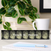 Porte-nom Pour Bureau Empreinte digitale renversée de boucle