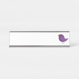 Porte-nom Pour Bureau Enfants mignonette birdy