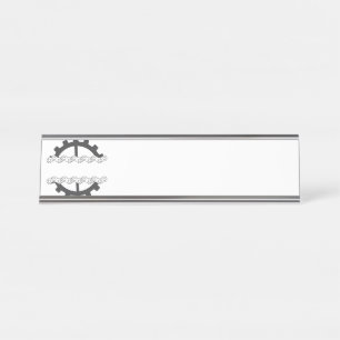 Porte-nom Pour Bureau Engin de chaîne de vélos