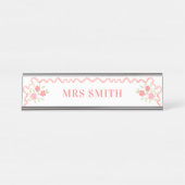 Porte-nom Pour Bureau Enseignant (Devant)