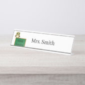 Porte-nom Pour Bureau Enseignant (Devant)