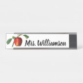 Porte-nom Pour Bureau Enseignant Apple (Devant)