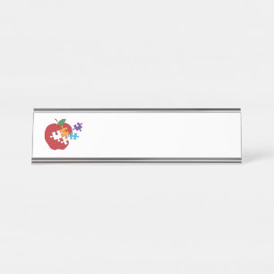 Porte-nom Pour Bureau Enseignant des besoins spéciaux