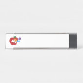 Porte-nom Pour Bureau Enseignant des besoins spéciaux (Devant)