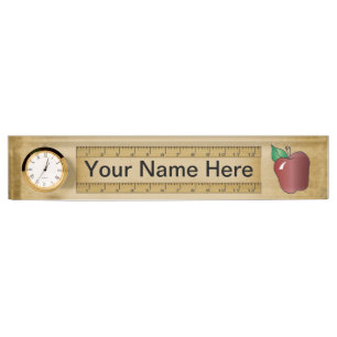 Porte-nom Pour Bureau Enseignant Nom DO-IT-YOURSELF
