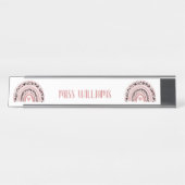 Porte-nom Pour Bureau Enseignant Rainbow Appréciation Long Bureau Nom Pl (Devant)