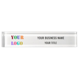 Porte-nom Pour Bureau Enseigne de bureau personnalisée avec nom de socié