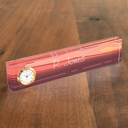 PORTE-NOM POUR BUREAU ENSOLEIL (Taille)