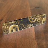 Porte-nom Pour Bureau Équipements en laiton sans vapeur (Taille)