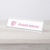 Porte-nom Pour Bureau Escargot (Devant)