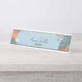 Porte-nom Pour Bureau Été moderne personnalisé (Devant)