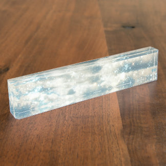 Porte-nom Pour Bureau Étincelles de ciel