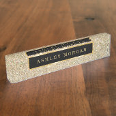 Porte-nom Pour Bureau Étincelles modernes élégantes de parties (Taille)