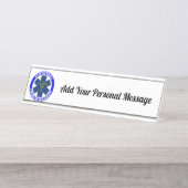 Porte-nom Pour Bureau Étoile de l'Orégon SME de la vie (Devant)