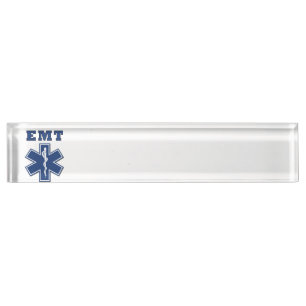 Porte-nom Pour Bureau Étoile de SME de la vie