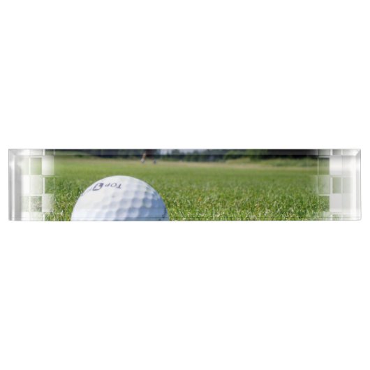Porte-nom Pour Bureau Fairway de golf (Devant)