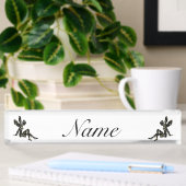 Porte-nom Pour Bureau Fairy Silhouette Thunder_Cove