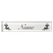 Porte-nom Pour Bureau Fairy Silhouette Thunder_Cove (Devant)