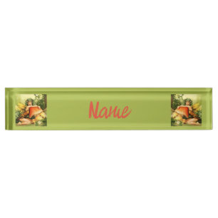 Porte-nom Pour Bureau Fée des champignons Thunder_Cove