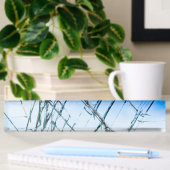 Porte-nom Pour Bureau Fenêtre cassée