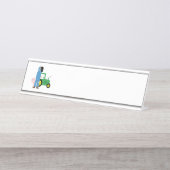 Porte-nom Pour Bureau Ferme de campagne (Devant)